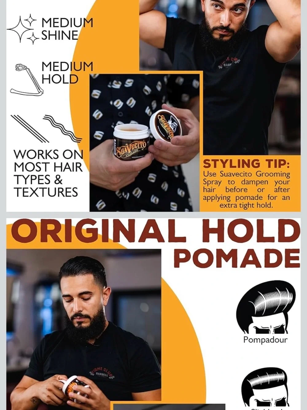 Original Water Soluble Pomade - 6 items